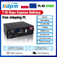 Batterie LiFePO4 48V 100Ah 120Ah 200Ah en stock UE, pack de batteries au lithium 6000+ cycles pour maison, camping-car, solaire hors réseau 48V LiFePO4 1