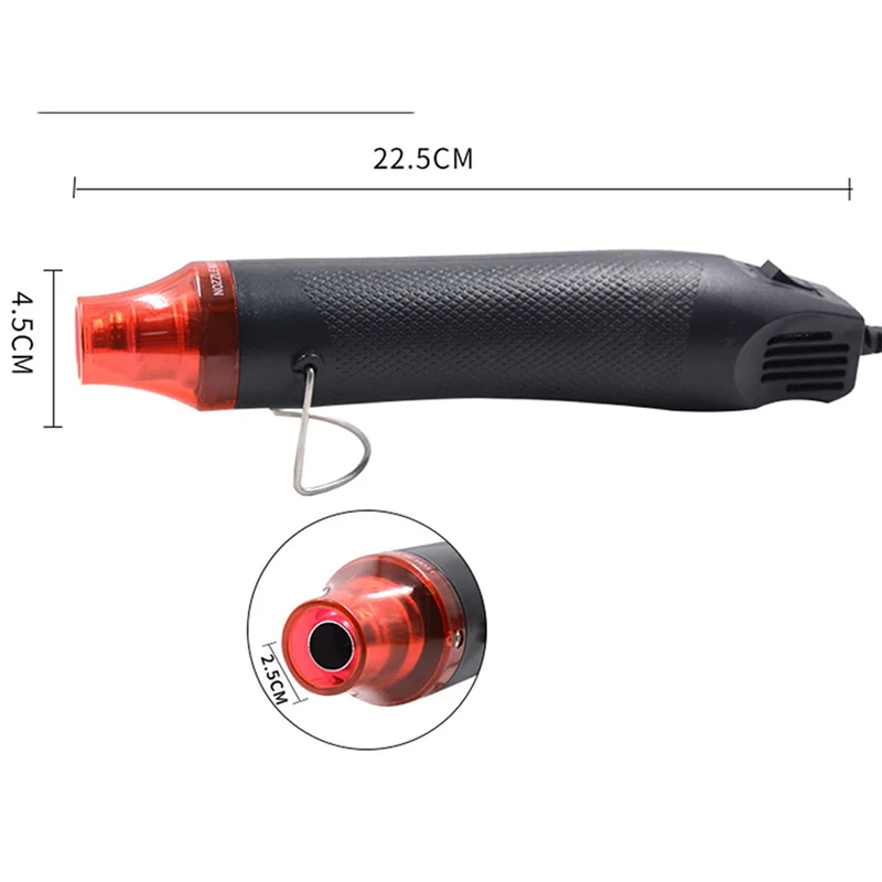A13E-300W 뜨거운 공기 기계 미니 온도 송풍기 공예 엠보싱 수축 포장 PVC EU 플러그에 대 한 전력 뜨거운 건조기