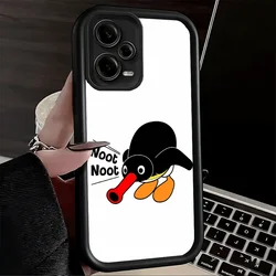 Cartoon Penguin Design Soft Phone Case Sleeve for Xiaomi Poco M7 Pro (KHTY00107A1)