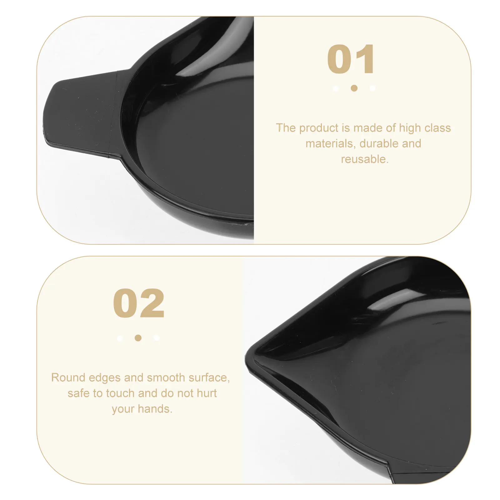 5Pcs 전자 저울 트레이 플라스틱 미니 계량 컵 쌓을 수있는 보관 홀더 보석 식품 측정 전자 저울