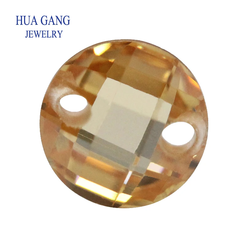 Cubic Zirconia Double Hole Stones 5