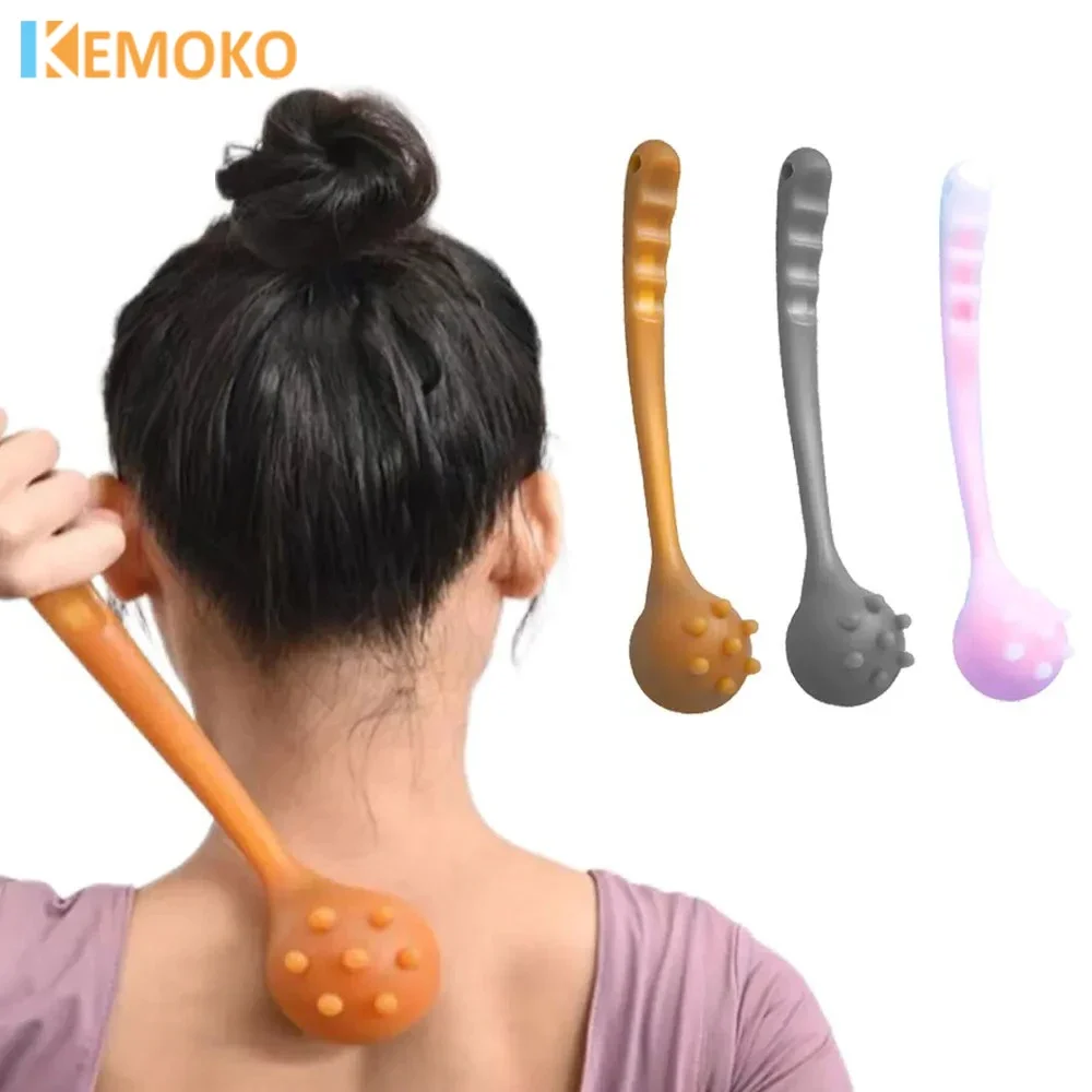 

KEMOKO 1Pcs Manual Back Massage Hammer Tool, Handheld Silicone Hammer for Whole Body Legs Arms Back in Home Office Massager