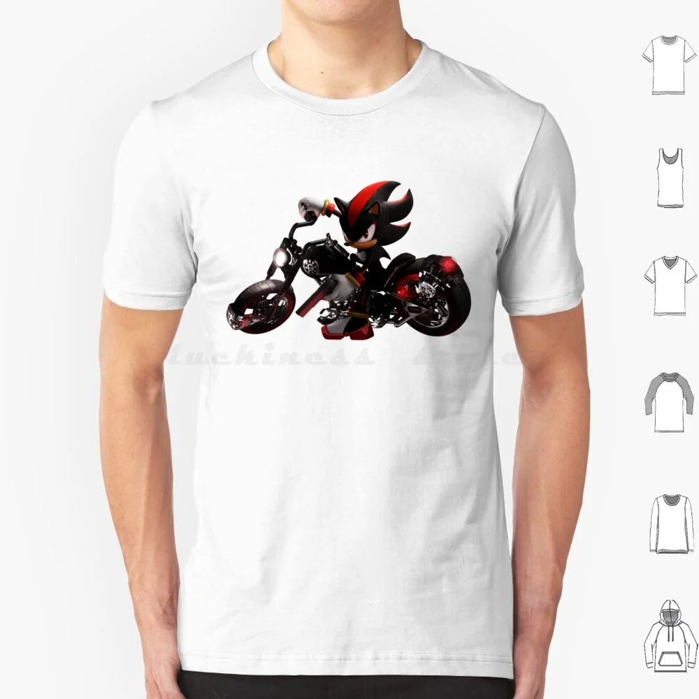 Shadow The Hedgehog Shadow The Hedgehog Shadow The Hedgehog Shadow The Hedgehog T Shirt Big Size 100%