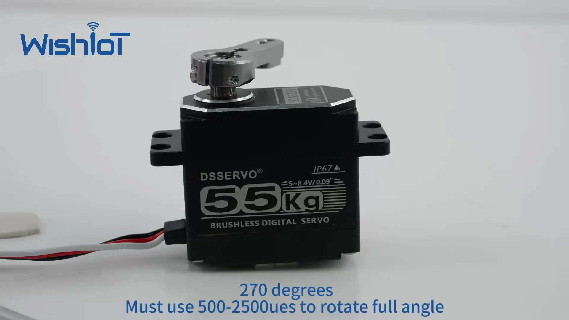 Dsservo BLS3355 55kg Waterproof 0.09Sec Full Body Metal Digital