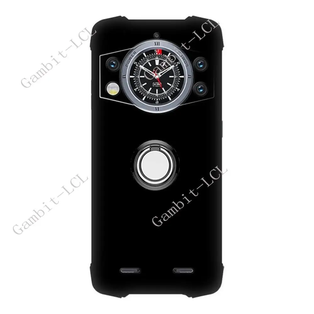 Durable TPU Soft Silicone Phone Case with Back Ring Holder Bracket