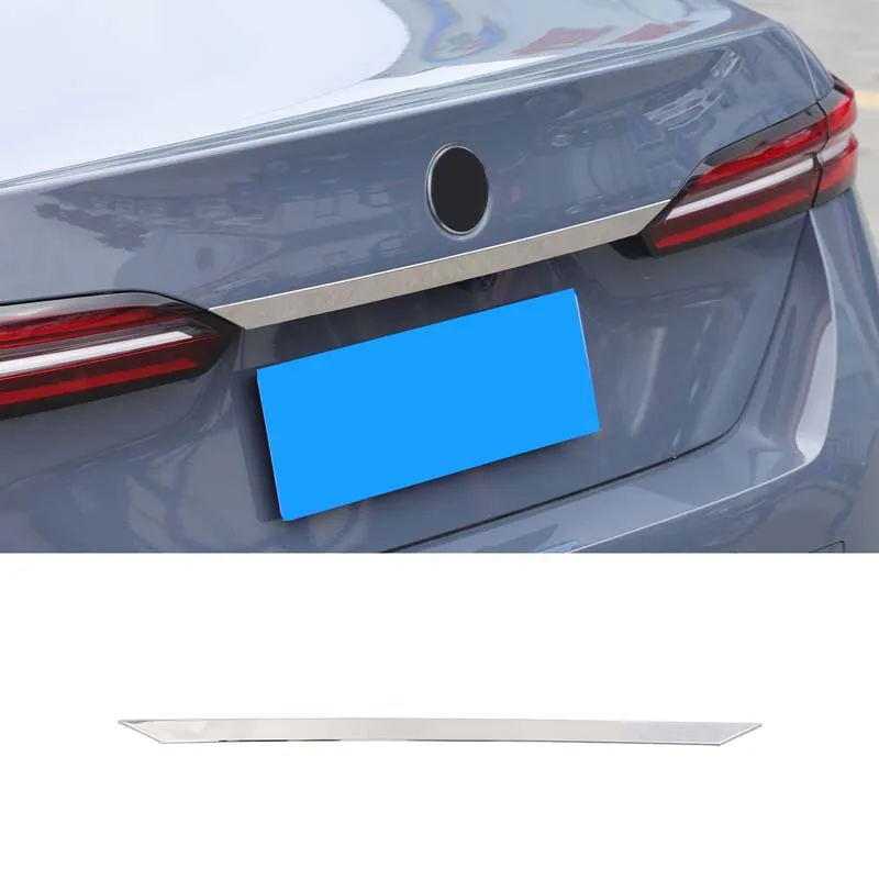 

For BMW 5 Series G60 2024 Stainless Steel Car Styling Rear Trunk Lid Trim Car Exterior Accessories