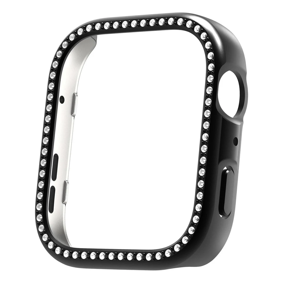 Diamond-Embellished All-Around Protective Watch Bumper Cover