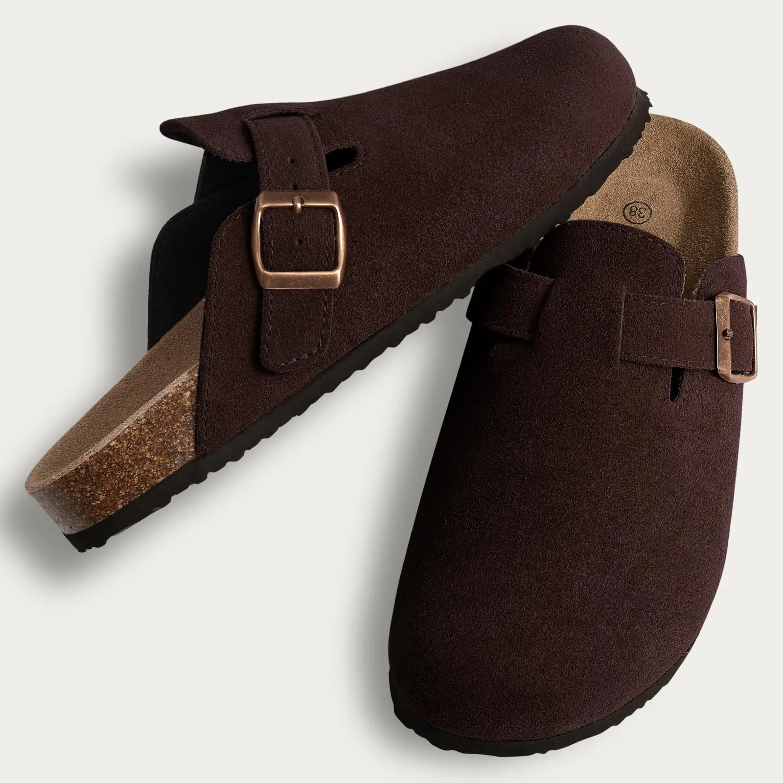 ตัวเลือกสินค้า รองเท้าแตะแฟชั่นชาย Retro Cork คลาสสิกใส่สบาย