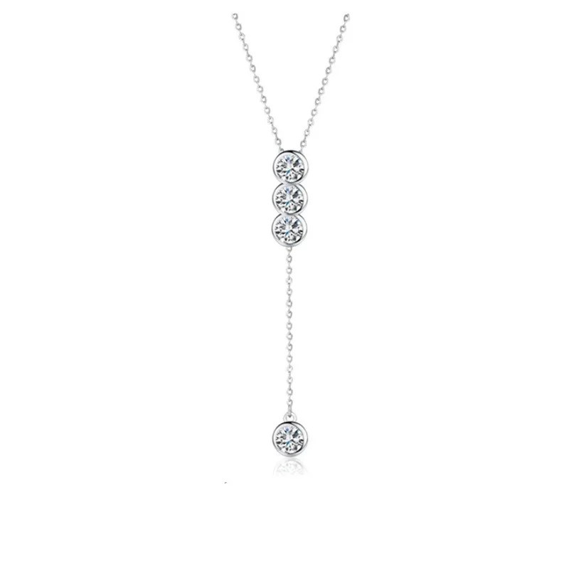 

6523221633 Lefei Fashion Luxury Classic Moissanite Fine Design Bubble Tassel Necklace Charm Women s925 Silver Party Jewelry Gift