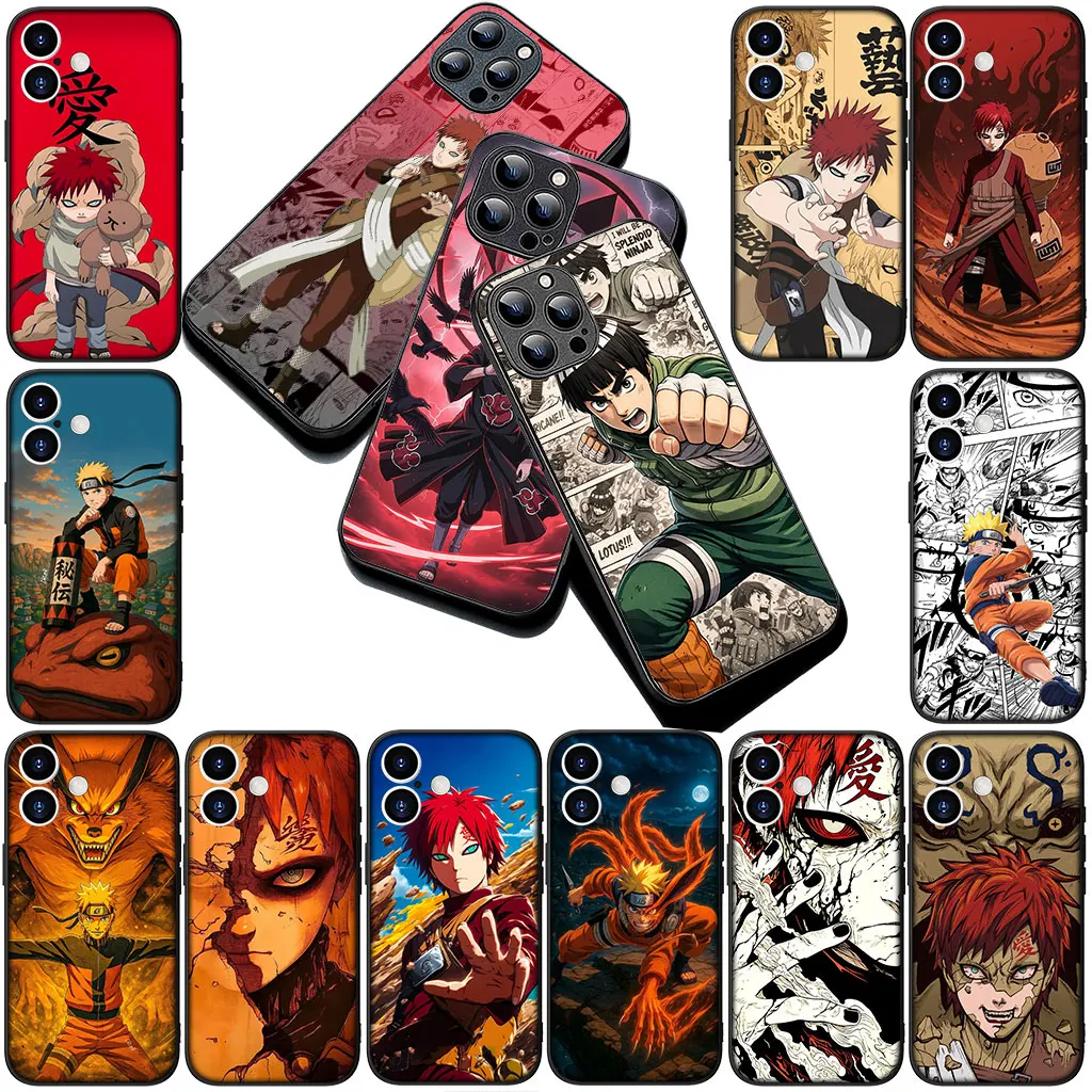 Gaara and Might Guy Silicone Phone Cover - Soft Protective Case