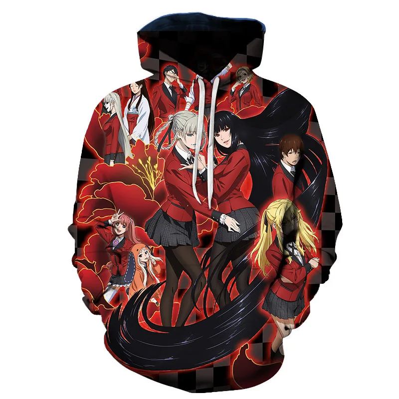 

Anime 3D Kakegurui Hoodie Teenager Kid Long Sleeve Pullover Sweatshirt Women Men Hip Hop Street Hoodie Sweatshirt Coat