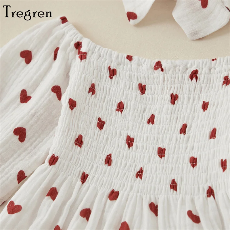 Baby Girl Holiday Print Romper 5