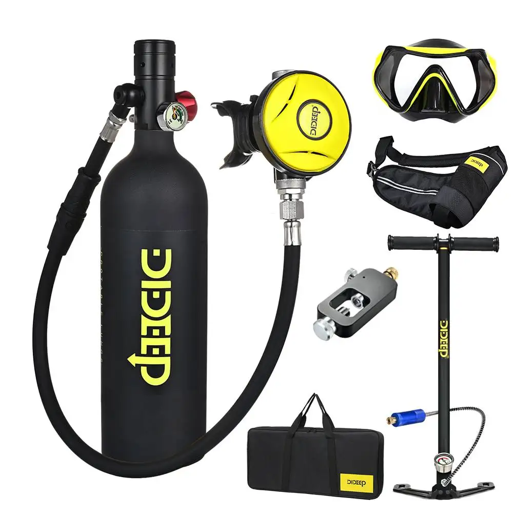 Dideep X4000pro 1l Scuba Diving Tank Oxygen Cylinder Underwater Diving