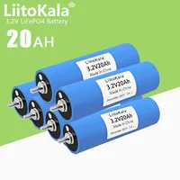 LiitoKala 3.2V 20Ah batterie LiFePO4 cellule de phosphate pour 4S 12V 24V moto voiture moteur batteries Modification onduleur Grade A 1