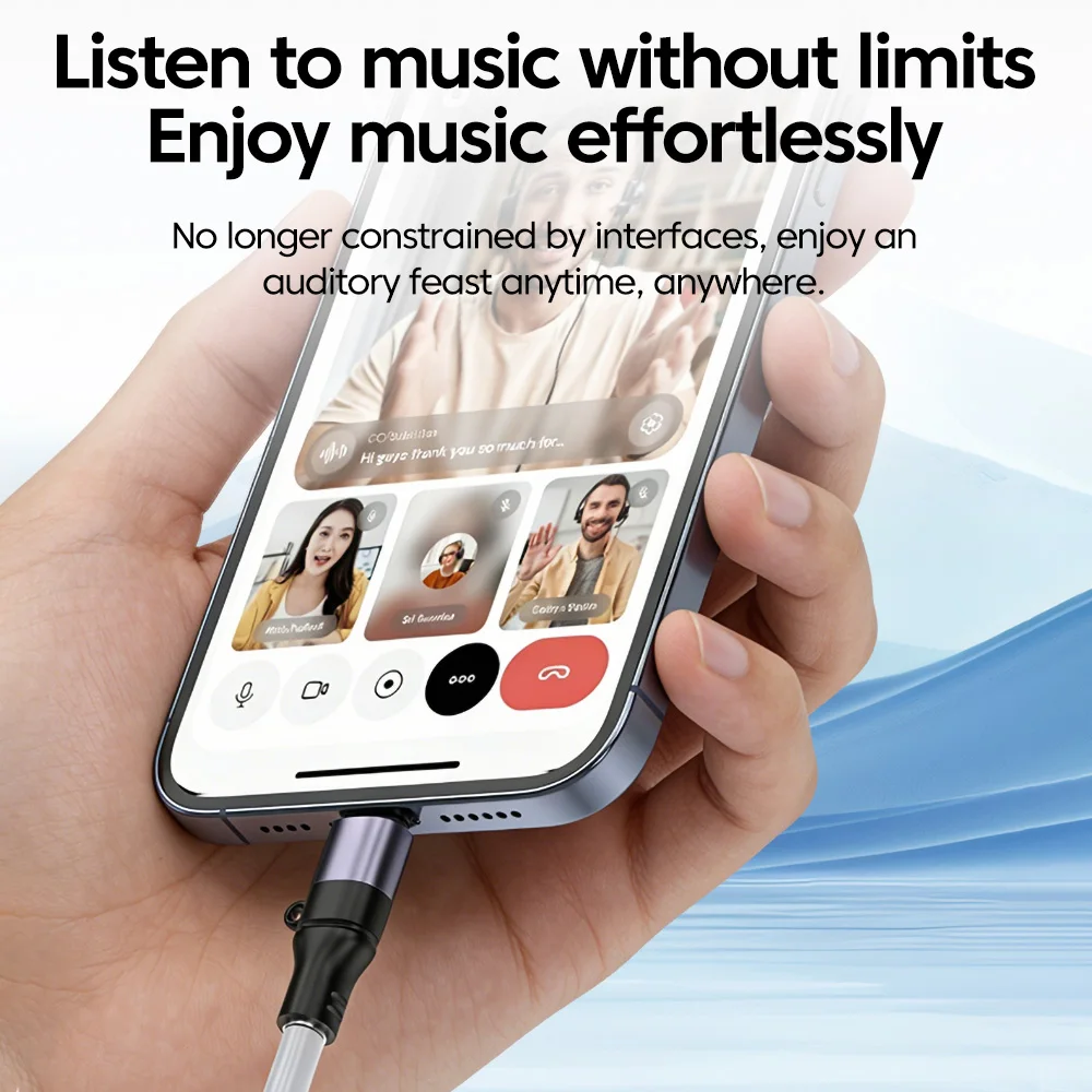 Universal Type C to 3.5mm Audio Adapter with DAC Chip