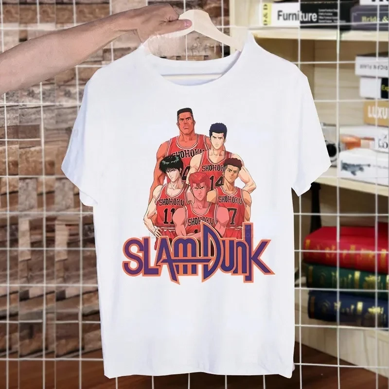 Slam Dunk Anime T-shirt Basketball Manga Graphic Oversize Men