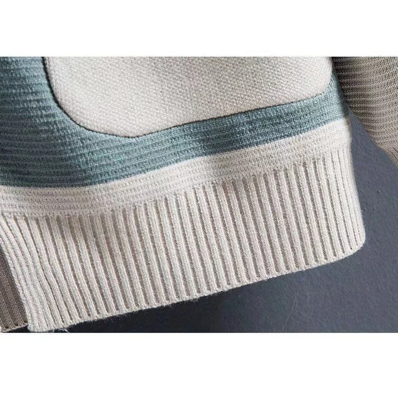 Autumn Winter Male Korean Fashion Patchwork Pocket Cardigan Sweater Knitted Coat Outwear Top knitted cardigan,knitted sweater coat,sweater coats,fleece cardigan