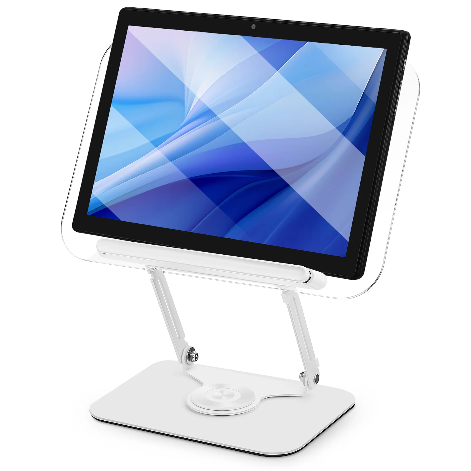 

Rotating Desktop Stand Tablet Book for Laptop Base Stands Riser Holders Reading Hands Free Shelves