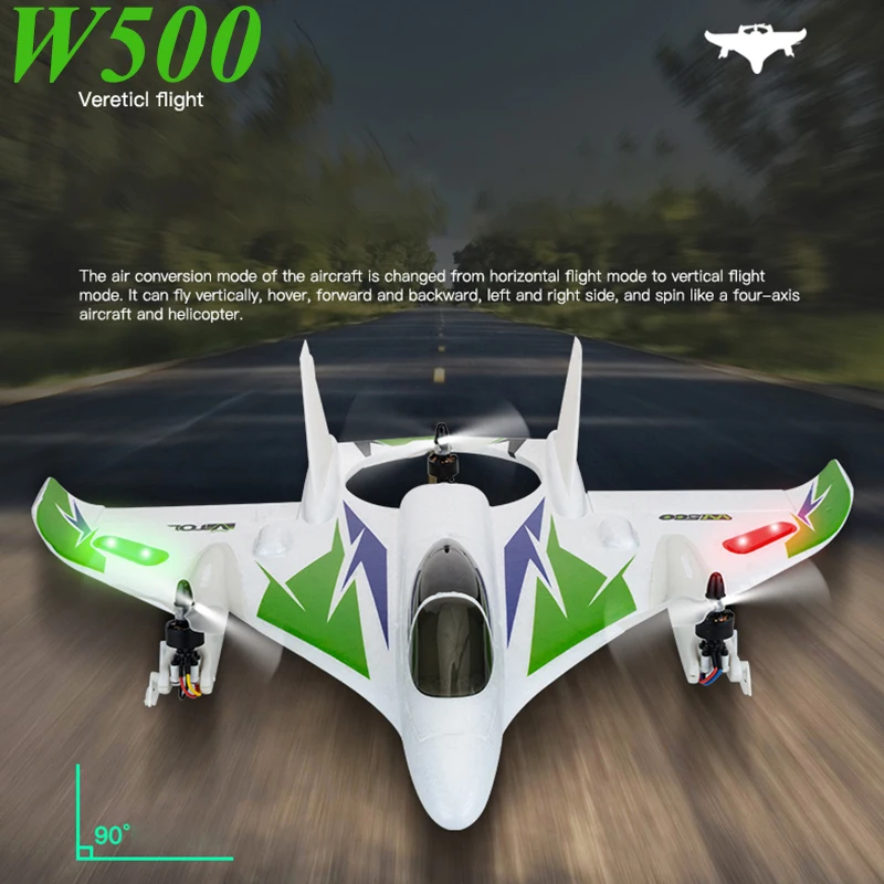 RC Plane Parkten Original W500 RC Airplane 6CH Brushless Motor Hold Height Design 3D/6G Takeoff And Landing Stunt RC Drone For Adult rc plane,rc racing drones