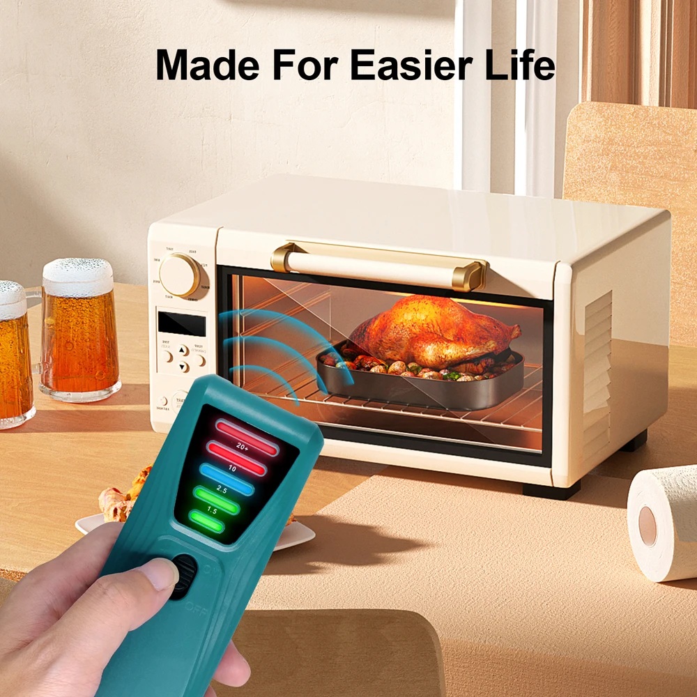 Practical Electromagnetic Radiation Detector Handheld EMF Tester EMF Meter Portable 5 LED Gauss Meter Magnetic-Field Test