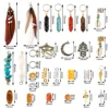 150pcs/box Mix Natural Crystal Gravel Spring Ring Hair Braid Dreadlocks Beads Clips Hair Decoration Accessories 4