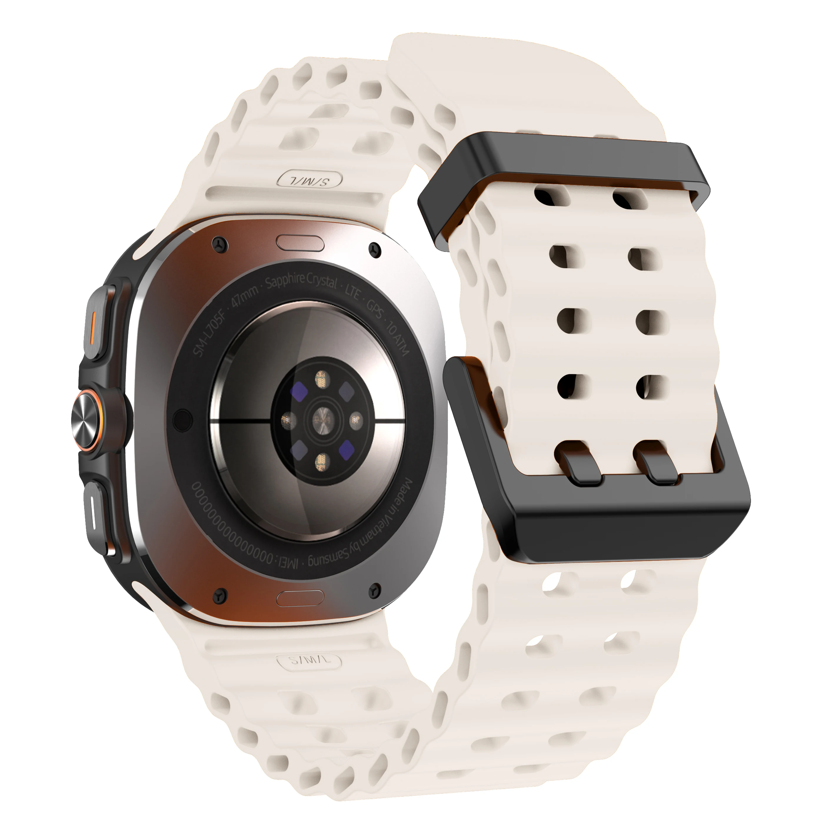 Ocean Sports Silicone Watchband - Ultra Durable Marine Strap
