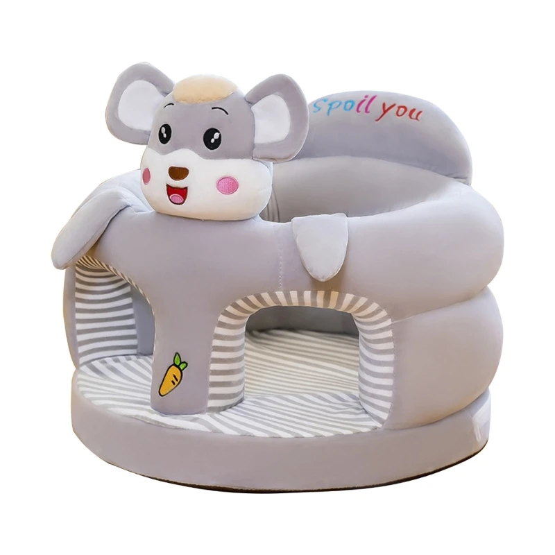 Kids Cartoon Animal Sofa Chair Comfortable Baby Support for Learning to Sit