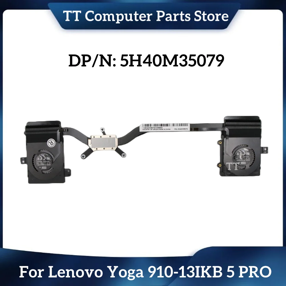 

Оригинальный Новый теплоотвод TT для ноутбука Lenovo Yoga 910-13IKB 910 Pro с вентилятором AT122001VV0 AT122001SS0 5H40M35079 100% протестированный