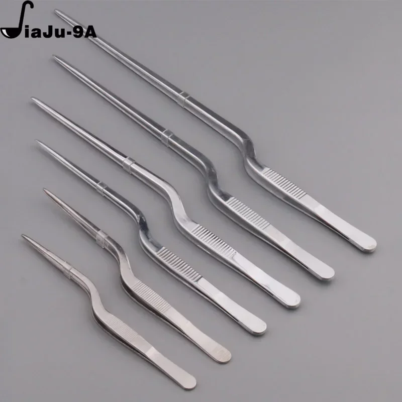 Non-Slip Barbecue Tongs Stainless Steel BBQ Clip Food Tweezer Barbecue Cooking Clip Portable Picnic Tweezer Kitchen Utensils