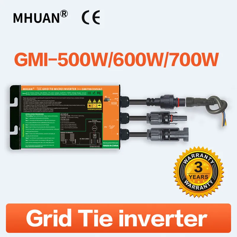 Grid Tie Micro Inverter, 600w Grid Tie Inverter