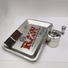 Metal Rolling Tray & Crank Grinder 5 Metal Rolling Tray & Crank Grinder 5