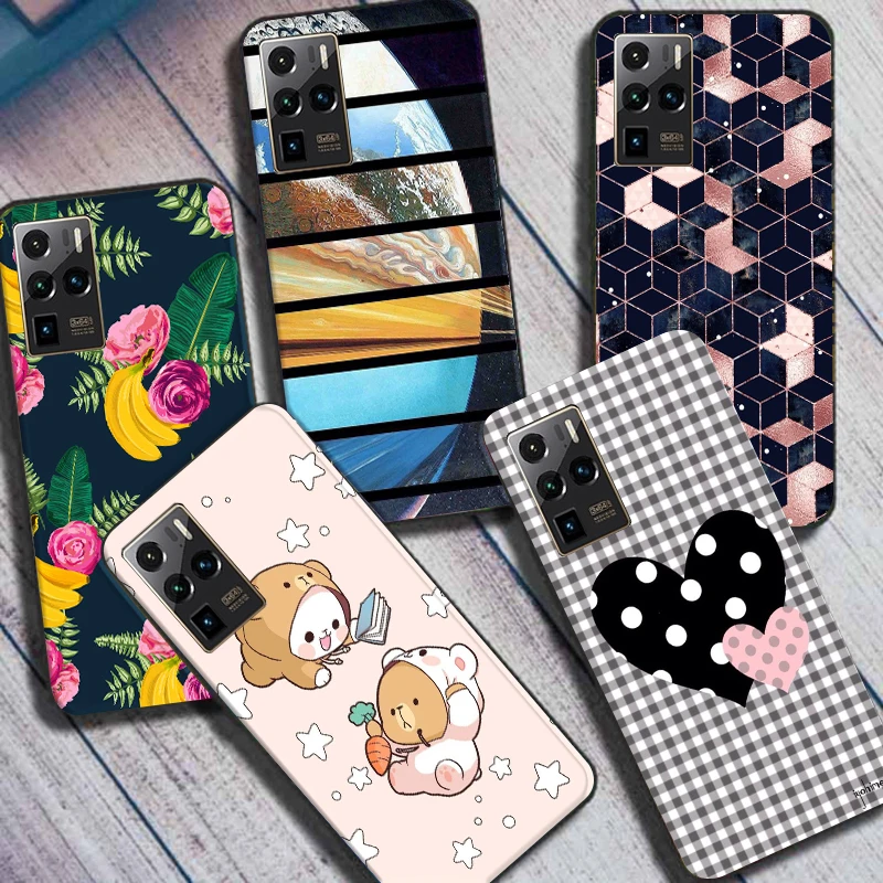 

Для ZTE Nubia Z30 Pro 6,67 дюймовый чехол силиконовый мягкий ТПУ чехол для задней крышки s для ZTE NubiaZ30 Pro защитные роскошные чехлы