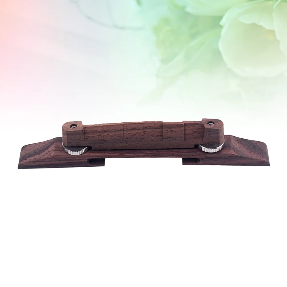 

Guitar Bridge Rosewood Archtop Floating Roller Saddle Guitar Bridge Guitar Parts for Bass Musical Instrument Guitar