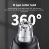 Xiaomi LED Portable Display Home Nose Hair Remover Electric Nose Hair Trimmer USB Charging  Safety Face Hair Cleaning Care Kit 3