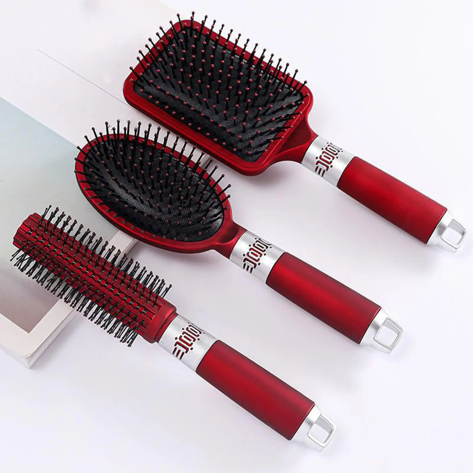 3 Pieces Hair Brush Set with Flexible Bristles Removes Knots and Tangles  Hair Dryer Brush Hairbrushes for Women Men Kids Girls - AliExpress