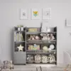 Bookshelf, Kids Playroom Organization Shelving Unit with Removable Storage Bins & Safety Anti-Tip 1