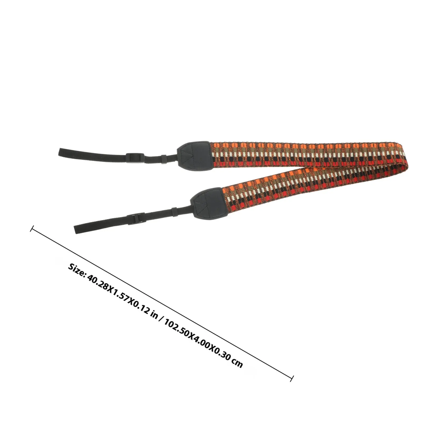 조절 가능한 와이드 숄더 카메라 슬링 스트랩 레트로 에스닉 스타일 DSLR 카메라용 전문가용 인체공학적 편안한 폴리에스터
