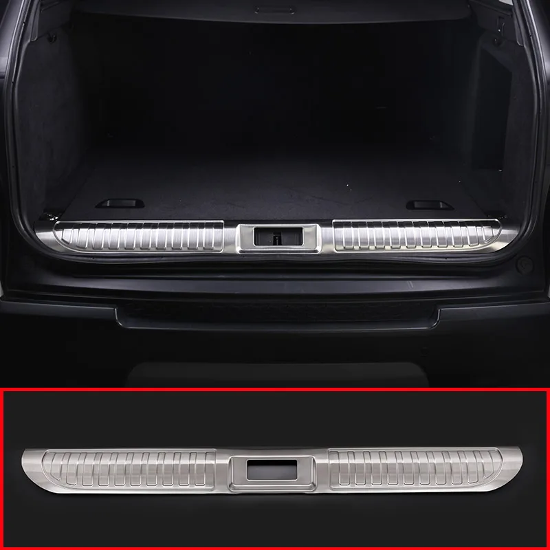

Stainless Steel Rear Inner Door Bumper Protector Plate Trim For Land Rover Range Rover Sport 2014 -2018 Car Accessories