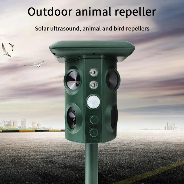 Pest Repeller Napenergia -Állati Visszatelepítő Sonic Ground Rat Control Kültéri Kerti Biztonsági Kellékek - Image 4