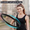 4PCS Unisex Sports Thin Headband Non-Slip Elastic Women Men Yoga Hair Bands Sweatband Football Running Biking Sports Hairband 2