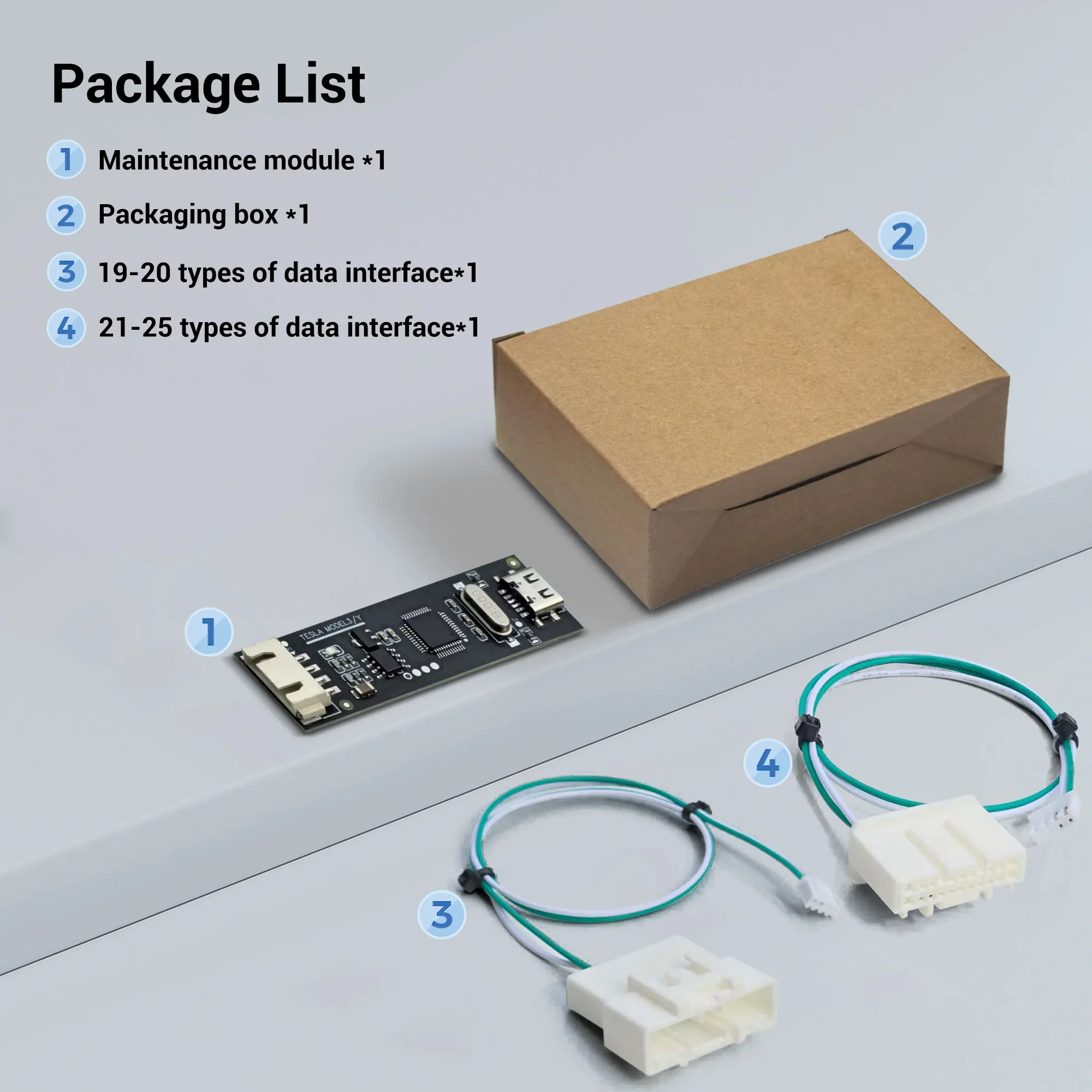 For Maintenance Activator 2019+ Model 3/Y V12, USB & CAN Plug-and-Play, Support