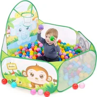 120CM Ball Pool with Basket Children Toy Indoor Ocean Ball Pit Playpen Tent Outdoor Toys Gift for Children Kids Dropshipping 1