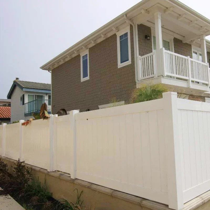 8x8 White Pvc Fence 5