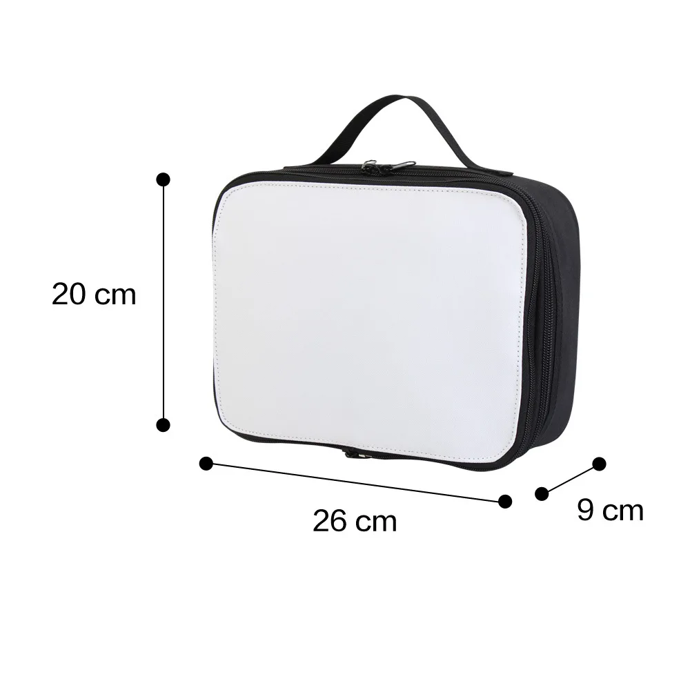 Insulated Lunch Bag Sublimation Blanks Hand-held Portable Storage Bag School Office Food Water Thermal Cool Insulation Box