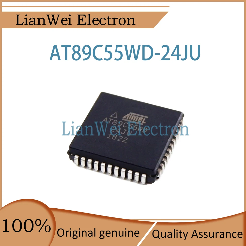 

AT89C55 AT89C55WD AT89C55WD-24JU IC MCU Chip PLCC-44