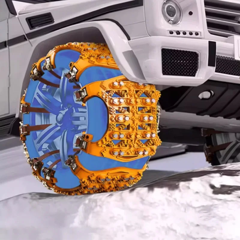 6PCS Car Winter Tire Wheels Snow Anti-skid Chains Wheel Tyre Cable Belt Winter Outdoor Emergency Tools Auto External Accessories