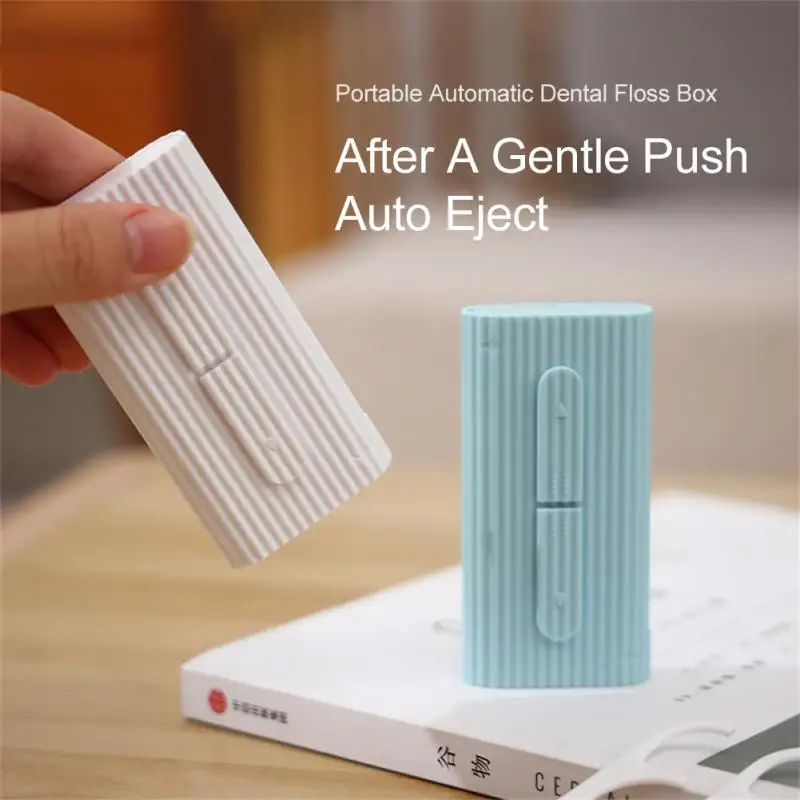 

Portable Floss Dispenser Toothpicks With Thread Holder Teeth Cleaning Tool Small Hilo Floss Tooth Pick Storage Box