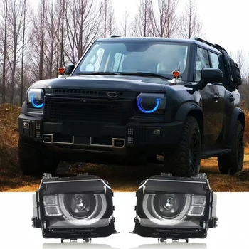 Car LED Headlight Assembly Fit for JETOUR Traveler T2 23-25 Upgraded with A Touch of Blue Welcome Lighting Headlight Accessories