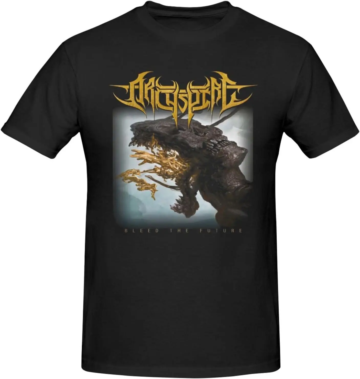 

Archspire Band T Shirt Man's Summer Fashion Tee Cotton O-Neck Short Sleeves Shirts Black