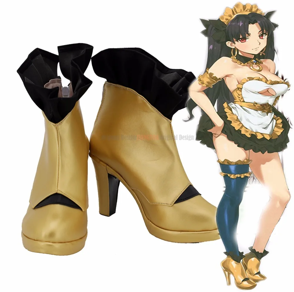 

FGO Ishtar Shoes Cosplay Fate Grand Order Ishtar Cosplay Boots High Heel Shoes Custom Made Halloween Cosplay Prop